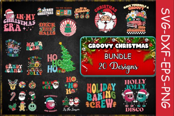 Download Groovy Christmas SVG Bundle - Premium Resources