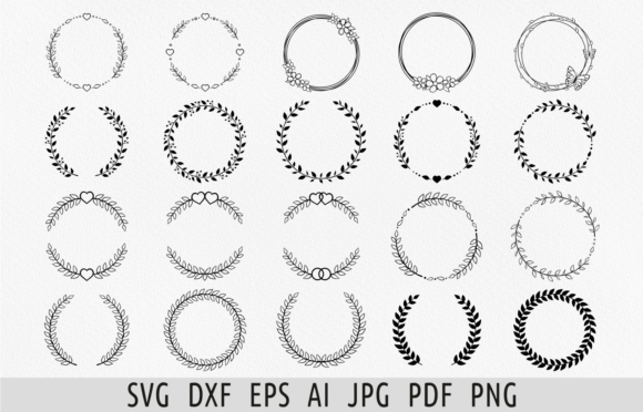 Download Laurel Wreath Svg Flourish Border Svg - Wreath svg Collection