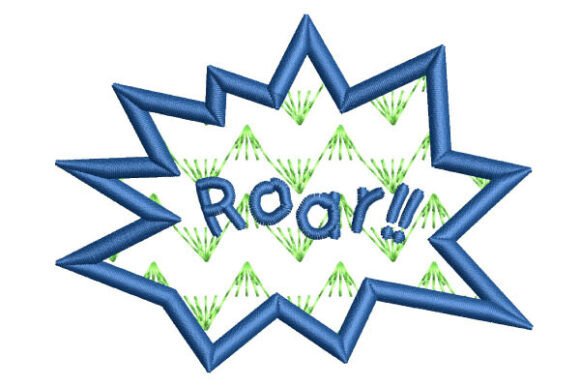 Download Roar Appliqué – Embroidery Design - Premium Resources