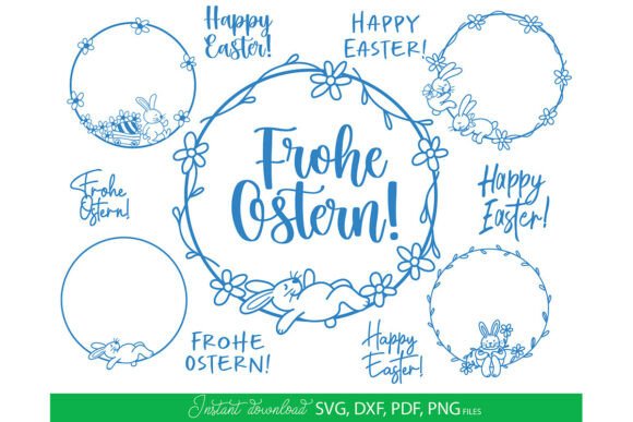 Download Easter Floral Bunny Wreath SVG PNG - Wreath svg Collection