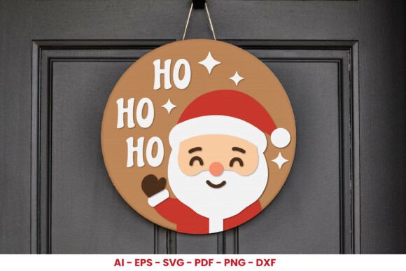 Download Christmas Round Sign Laser Cut SVG - Christmas round sign laser cut Collection