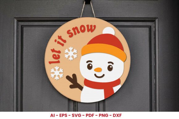Download Christmas Round Sign Laser Cut SVG - Christmas round sign laser cut Collection