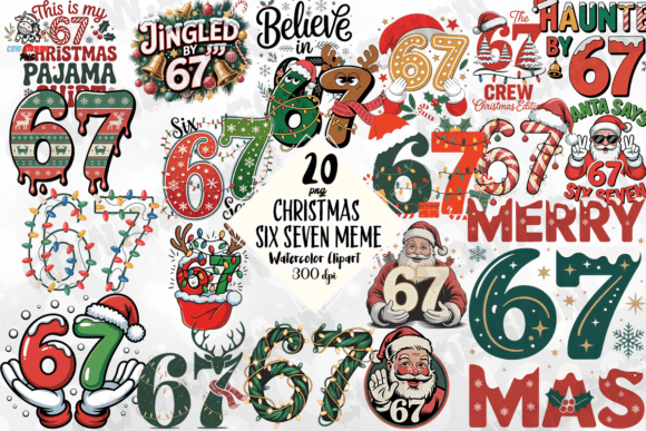 Download Christmas Six Seven Meme PNG - Christmas six seven Collection