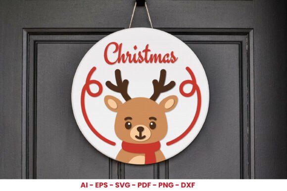 Download Christmas Round Sign Laser Cut SVG - Christmas round sign laser cut Collection
